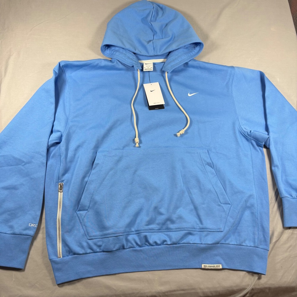 Nike Standard Issue Basketball Hoodie Mens XXL Blue Dri-FIT DQ5818-412 New